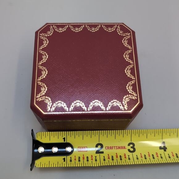 Cartier Jewelry Ring Case Box Red - Picture 8 of 9